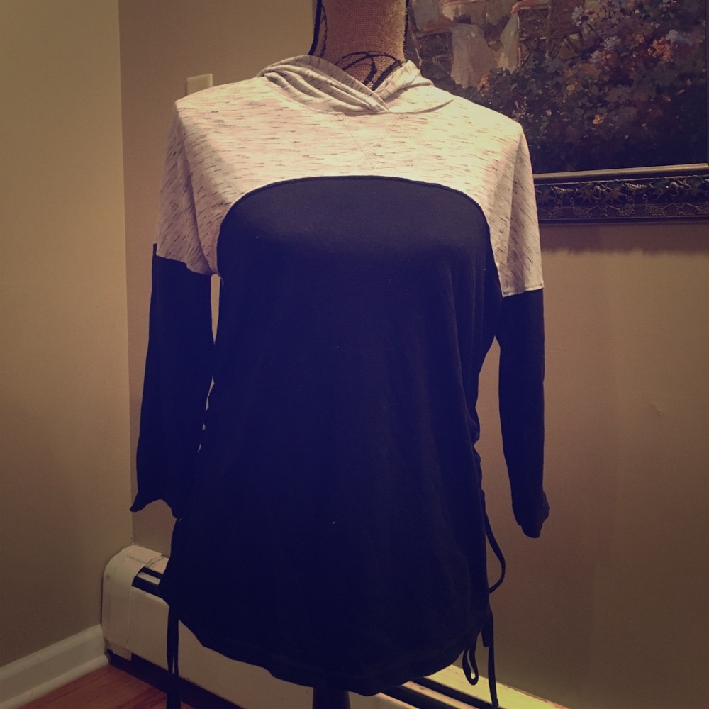 Lace up Sweatshirt
